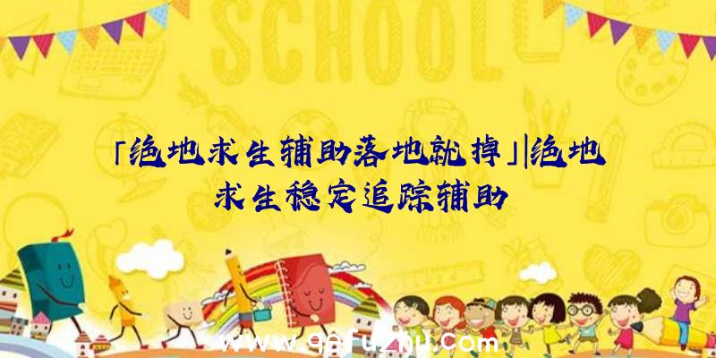 「绝地求生辅助落地就掉」|绝地求生稳定追踪辅助